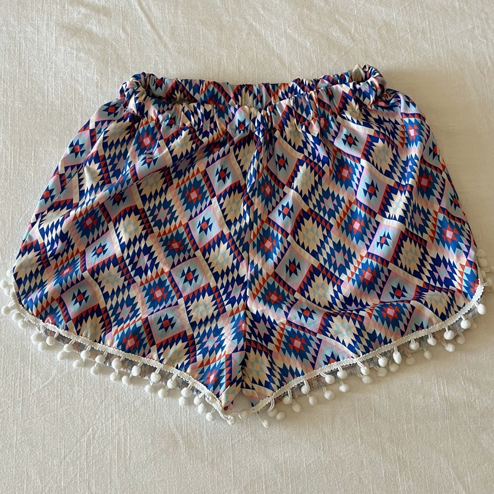 Colorful print shorts